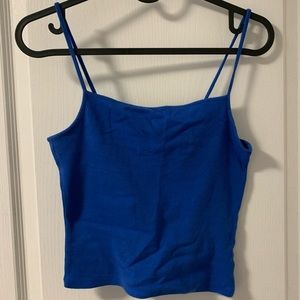 Blue tank top from Garage